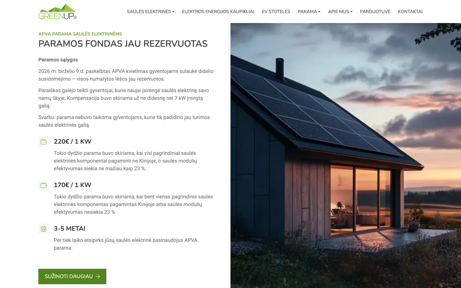 APVA grant block with the grant amount per kilowatt.